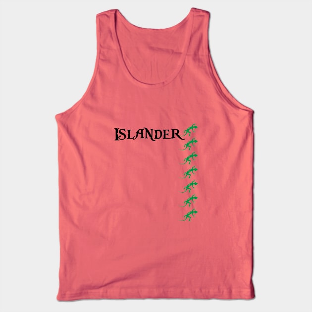 Islander Gecko Tank Top by islander